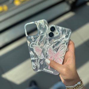 قاب پروانه براش صورتی